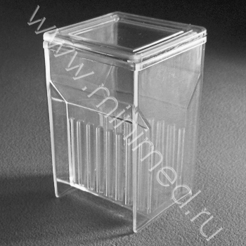 Кювета для приготовления микропрепаратов,на 8 стекол,тип Хеллендаля,56*56*85,ПМП,инд.уп., Aptaca