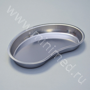 Лоток медицинский металлический почкообразный ЛМПч-200 "Ока-Медик" (200*120*30)