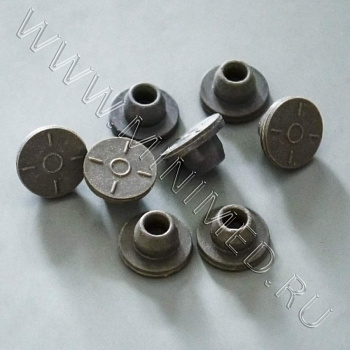 Пробка резиновая мед. ТИП 6 д/инсулиновых флаконов, уп.1000шт