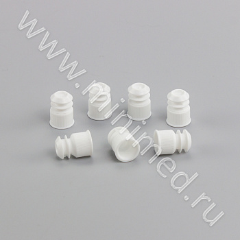 Пробка для пробирок 16 мм, п/эт, белая, уп.500 шт, ТУ 9464-015-29508133-2014, МиниМед