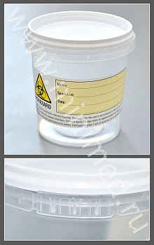 Контейнер д/отбора, транспортировки и хранения биологич.материалов (д/гистологии), 150 мл с защелк. 