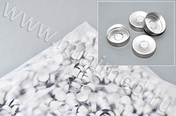 Колпачок алюминиевый 12А20 (К-2-20), /для пениц.флак/, уп.250 шт